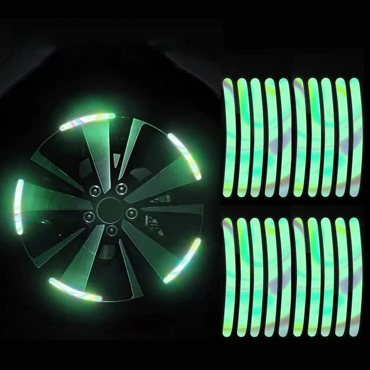 ⏳⏳Limited Sale💥20pcs 🔥Popular Fluorescent Car Wheel Hub Tag