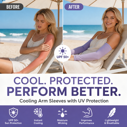🧤 49% OFF! ☀️ Sporty Cooling Compression Sleeves with UV Protection – Cool, Protective, and Perfect for Outdoor Sports 🏃‍♂️