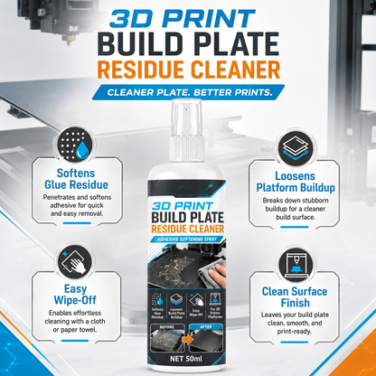 3D Print Build Plate Residue Cleaner