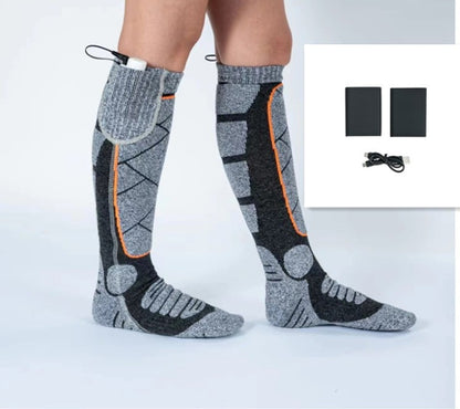🥳2026 HOT SALE🥳💞50K+ SOLD! 🔥🧦 50% OFF! Rechargeable Heated Socks – carbon fiber fast heating, 6000mAh battery up to 9 hours. Perfect for skiing, hiking & winter warmth! 🛡️✅