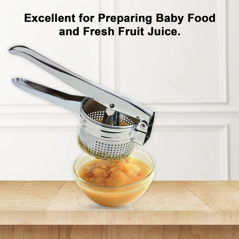 AEX Multifunctional Stainless Steel Potato, Juice & Food Press