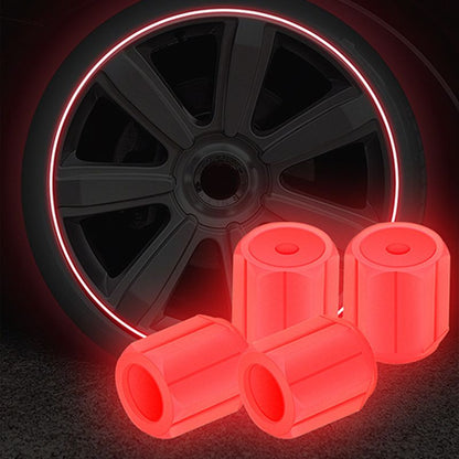 Glow-in-the-Dark Tire Valve Stems - Unique Auto Accessory
