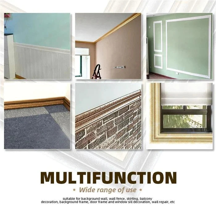 ⏳Limited-time 50% off⏰3D Wall Edging-Self-Adhesive Environmental Protection 3D Wall Edging Strip🏆