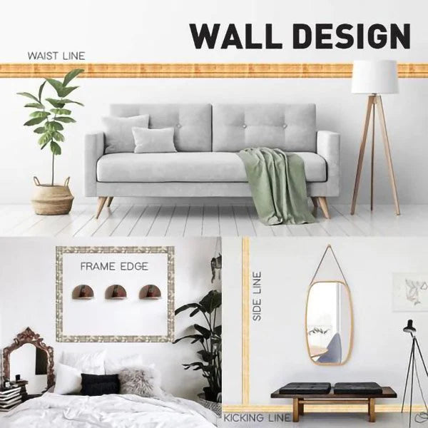 ⏳Limited-time 50% off⏰3D Wall Edging-Self-Adhesive Environmental Protection 3D Wall Edging Strip🏆