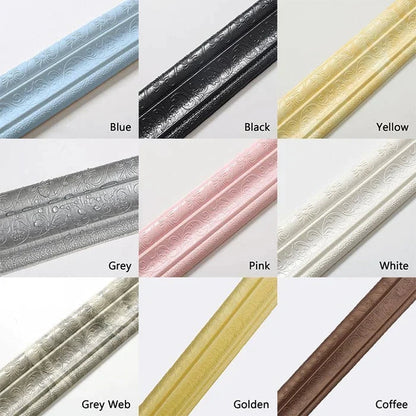 ⏳Limited-time 50% off⏰3D Wall Edging-Self-Adhesive Environmental Protection 3D Wall Edging Strip🏆