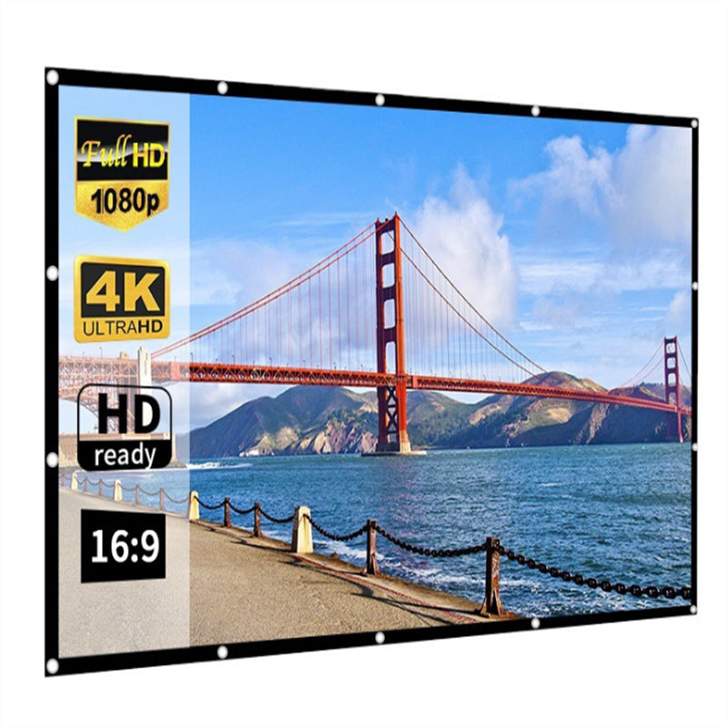 📺 50% OFF NOW! ✨ High Definition Projection Screen - 120-inch Diagonal with Matte White Surface for Crystal Clear Home Cinema Experience 🎬🌟