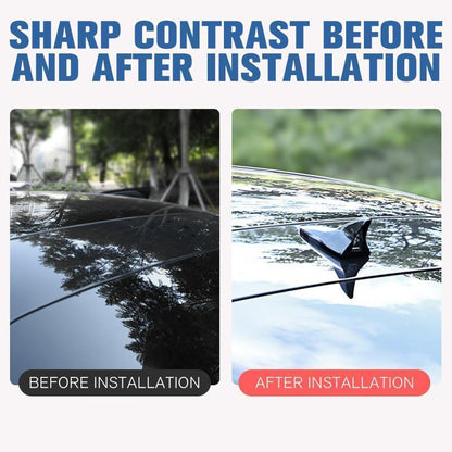 🦈 LIMITED-TIME 50% OFF! ⚡ Solar Shark Fin Car Warning Light – Vibration Activated, 4 LED Colors, Easy Stick-On ✨