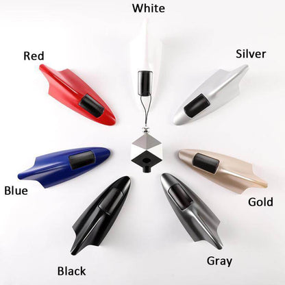 🦈 LIMITED-TIME 50% OFF! ⚡ Solar Shark Fin Car Warning Light – Vibration Activated, 4 LED Colors, Easy Stick-On ✨