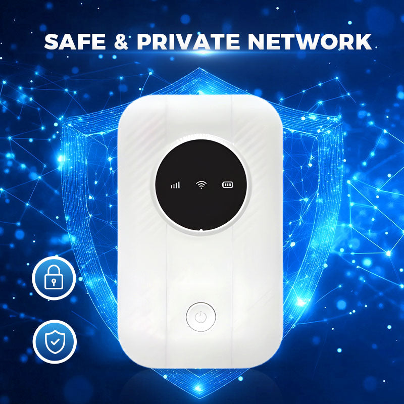 📶Pocket 4G LTE Mobile Wi-Fi Router - Portable Hotspot with 10-Hour Battery & Global Compatibility for Travel & Remote Work 🌍