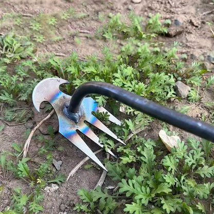 Manganese Steel Handheld Weeding Garden Rake