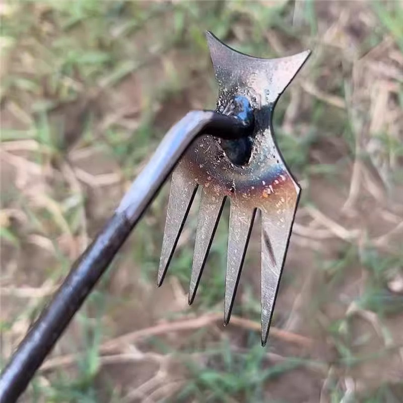 Manganese Steel Handheld Weeding Garden Rake