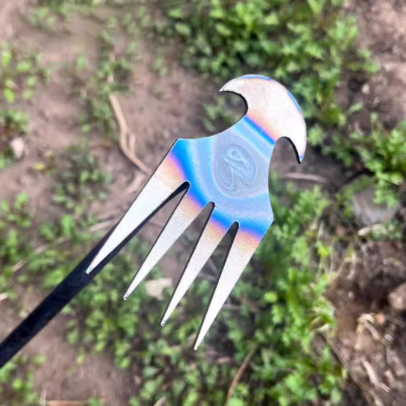 Manganese Steel Handheld Weeding Garden Rake