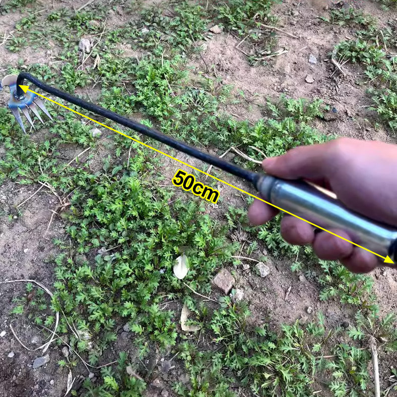 Manganese Steel Handheld Weeding Garden Rake