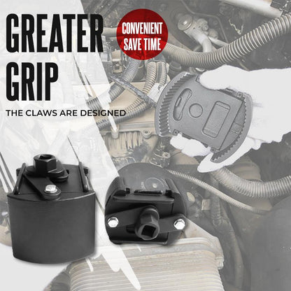 🛠️ 50% OFF NOW! 🔧 Adjustable Oil Filter Wrench – Greater Grip, Time-Saving & Durable Spring Design 🚗