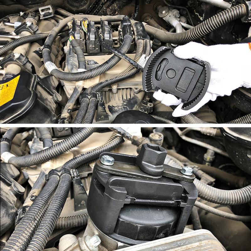 🛠️ 50% OFF NOW! 🔧 Adjustable Oil Filter Wrench – Greater Grip, Time-Saving & Durable Spring Design 🚗