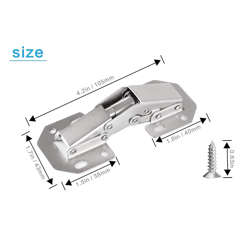 Thickened Stainless Steel Spring-Loaded Hinge