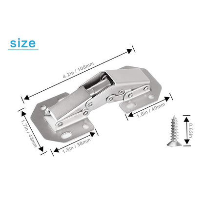Thickened Stainless Steel Spring-Loaded Hinge