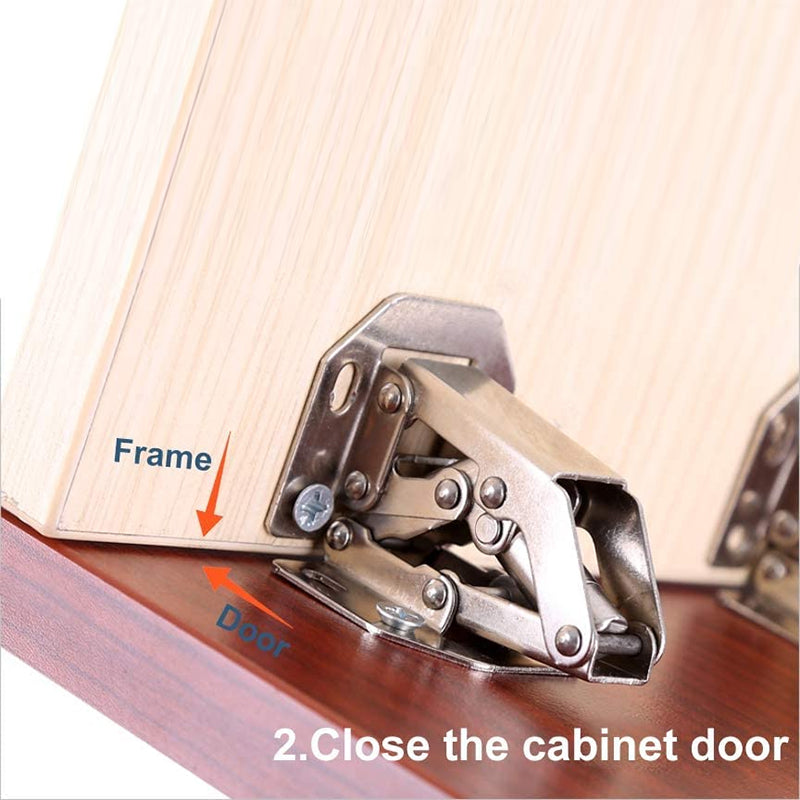 Thickened Stainless Steel Spring-Loaded Hinge