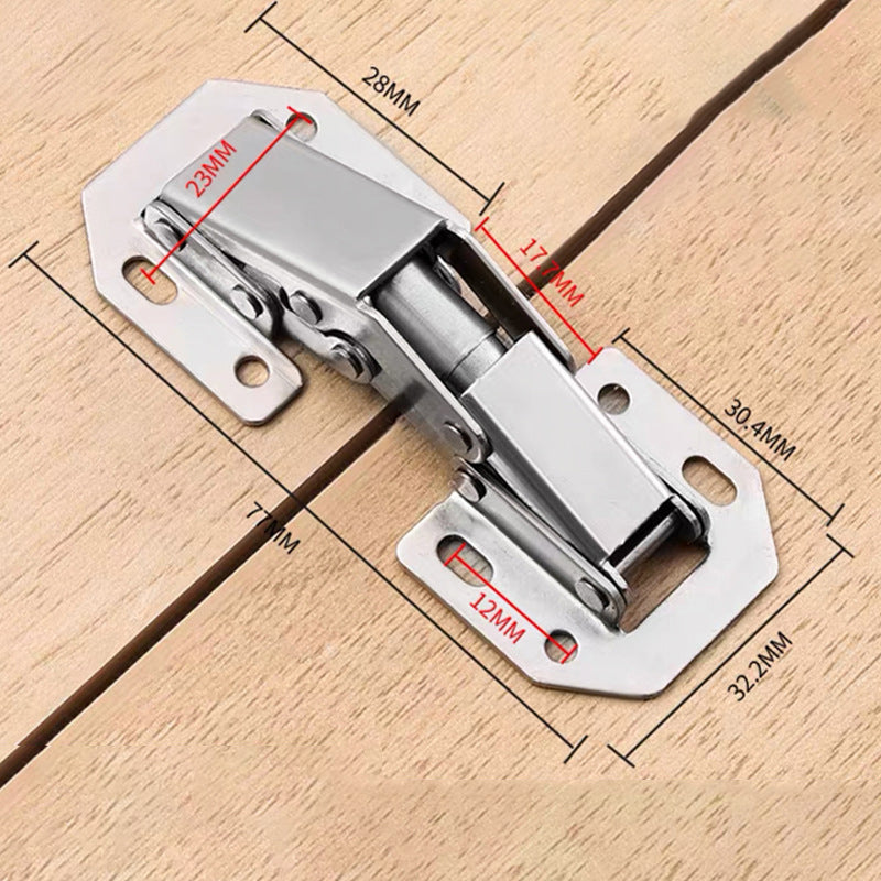 Thickened Stainless Steel Spring-Loaded Hinge