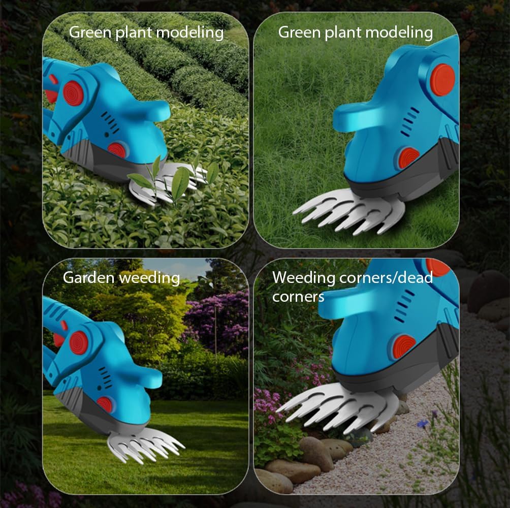 ✂️ 50% OFF NOW! 🌿 Cordless Handheld Hedge Clippers – Lithium, 2-in-1 & Lightweight – Trim & Grass Cut, One-Hand Operation ✨