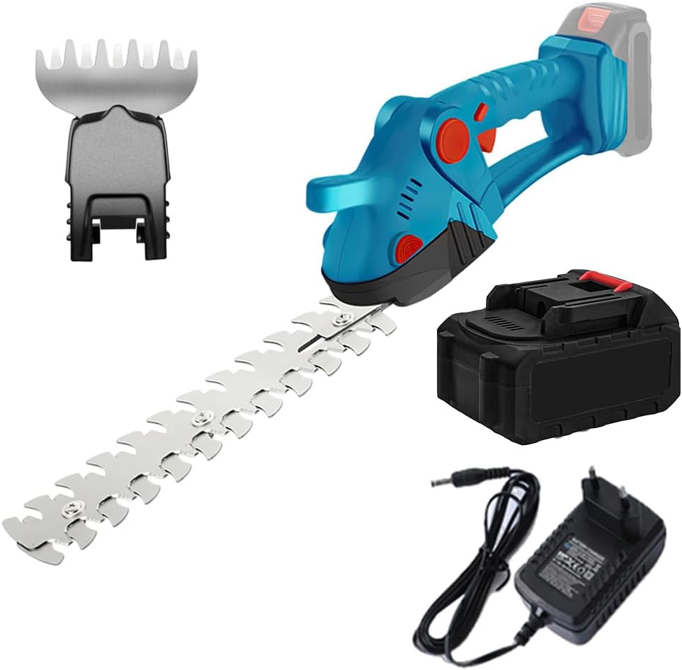 ✂️ 50% OFF NOW! 🌿 Cordless Handheld Hedge Clippers – Lithium, 2-in-1 & Lightweight – Trim & Grass Cut, One-Hand Operation ✨