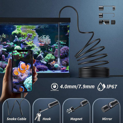 ⏳Free Shipping⏳50% OFF Limited Time! 🔍 Waterproof HD Endoscope Camera for Android & iPhone