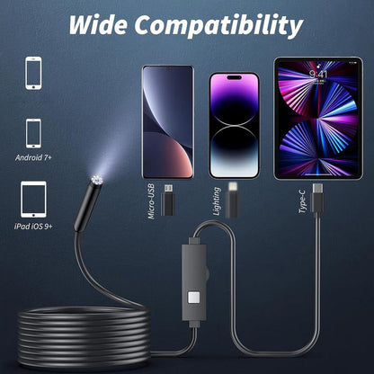 ⏳Free Shipping⏳50% OFF Limited Time! 🔍 Waterproof HD Endoscope Camera for Android & iPhone
