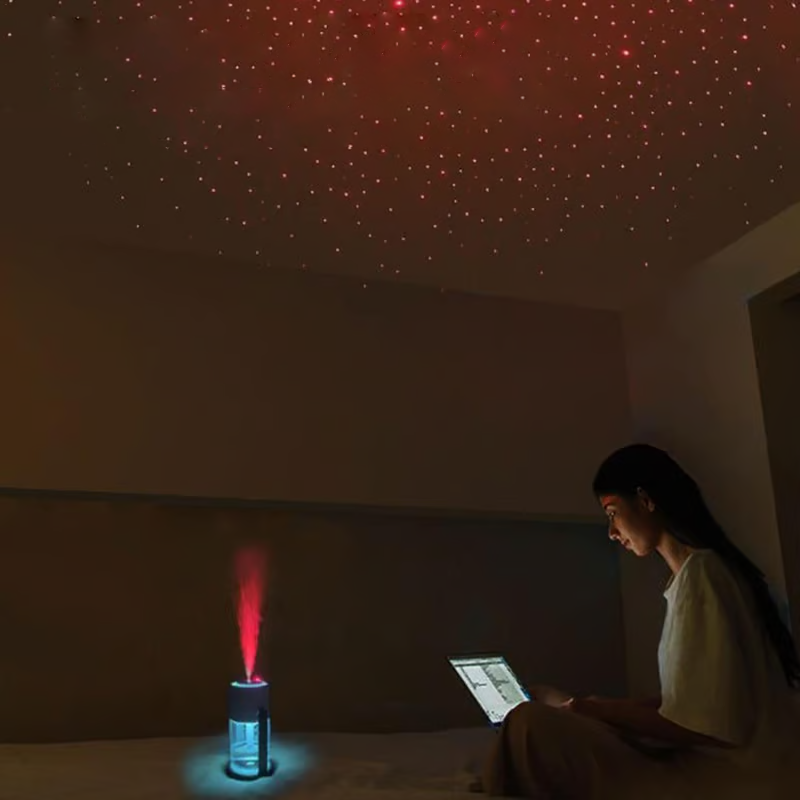 2-in-1 Humidifier & Star Projector Night Light