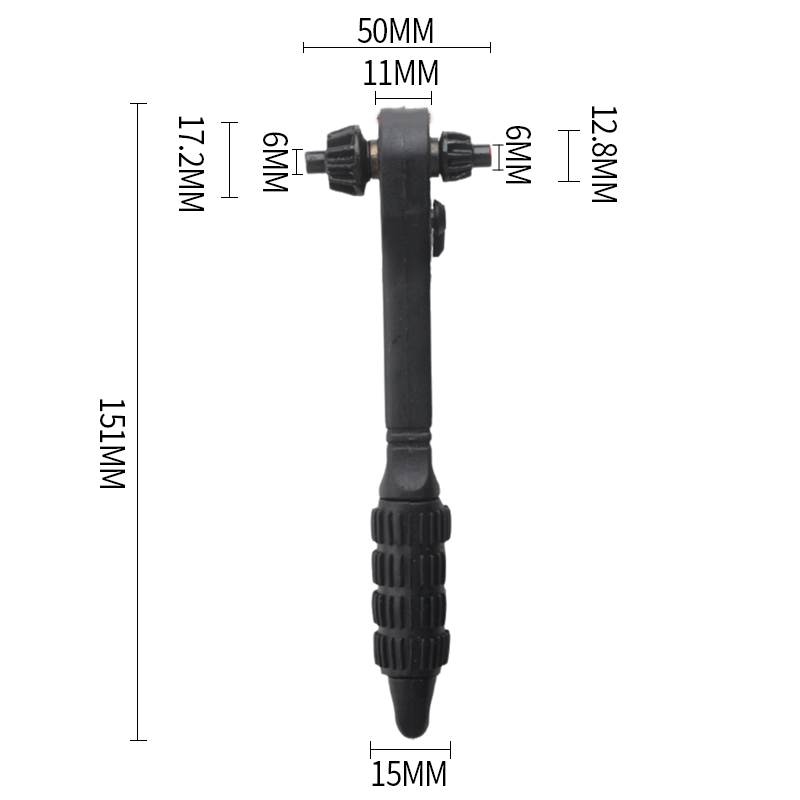 🔥Buy 2 Get 1 Free🔥2-in-1 Drill Chuck Key Wrench