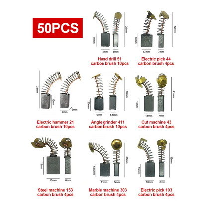 Carbon Brush Set for Electric Tools