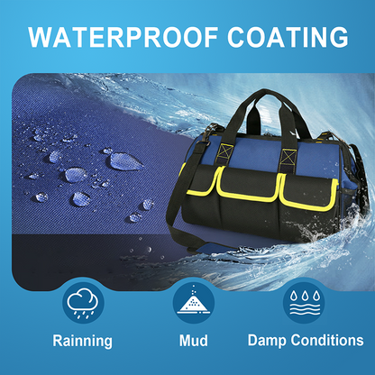 🧰Large-Capacity Heavy-Duty Tool Kit (with Shoulder Strap)