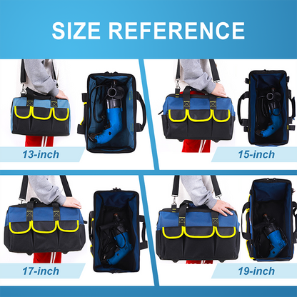 🧰Large-Capacity Heavy-Duty Tool Kit (with Shoulder Strap)