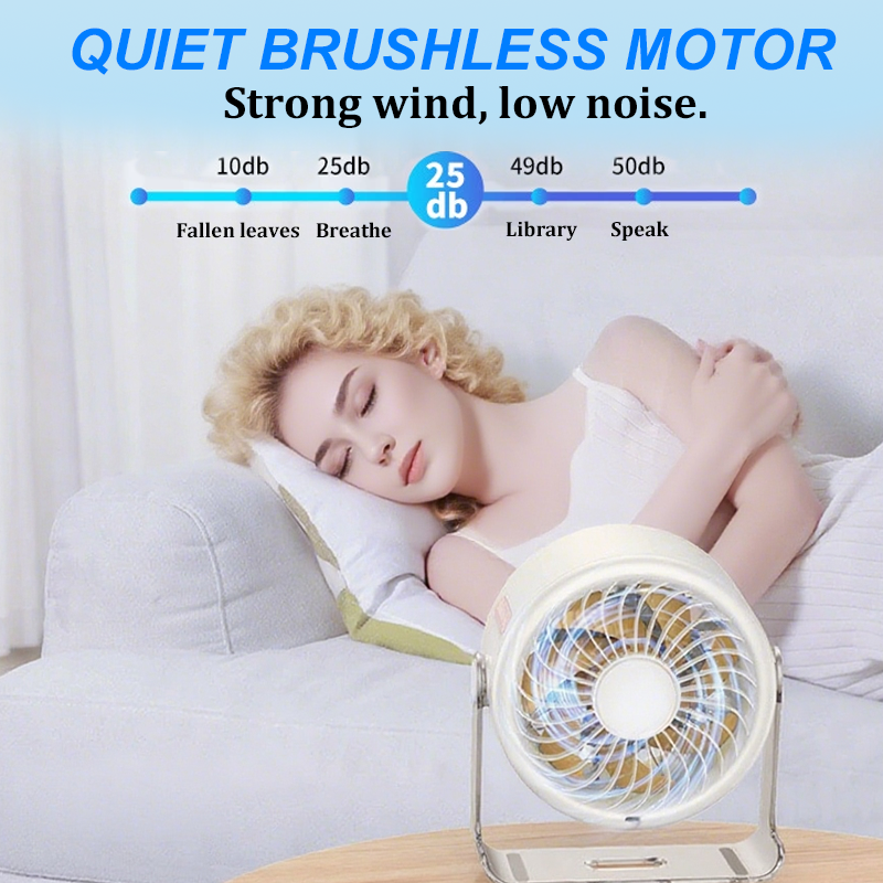 ❄ 100-Speed Super Desk Fan with Digital Display⚡