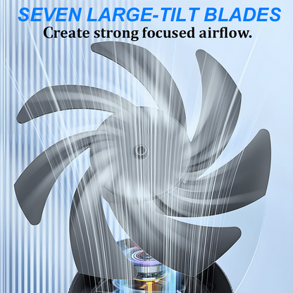 ❄ 100-Speed Super Desk Fan with Digital Display⚡