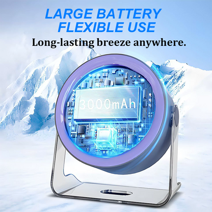 ❄ 100-Speed Super Desk Fan with Digital Display⚡