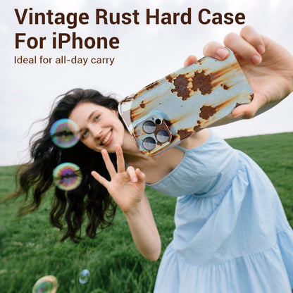 💥Vintage Rust Hard Case For iPhone - Last Day Buy 1 Get 1 Free🎁