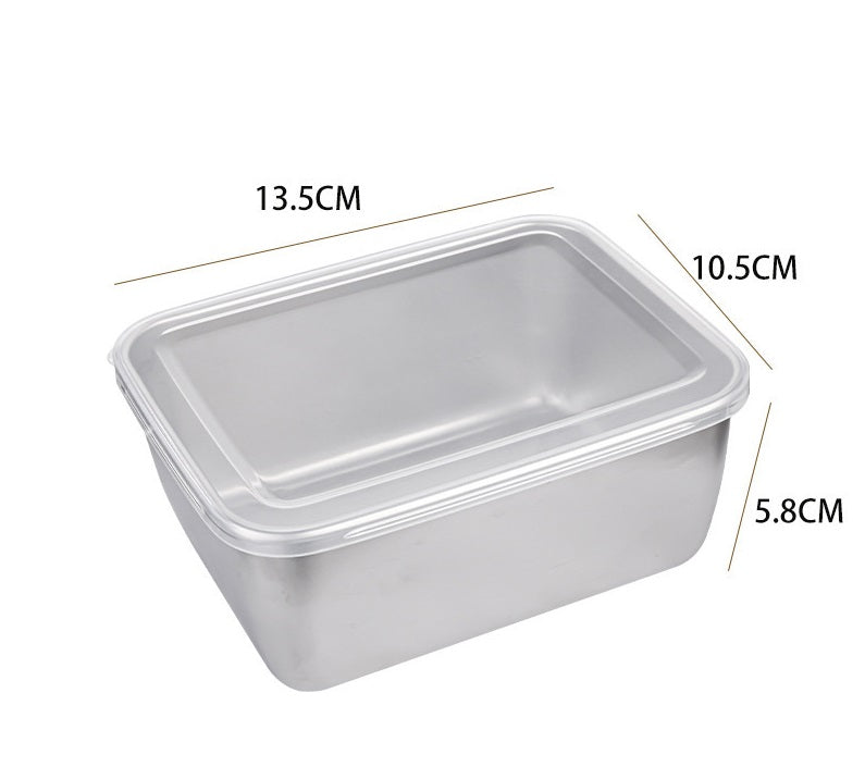 🔥2025-Hot Sale🎁49% OFF-Stainless Steel Square Plate（With Lid）