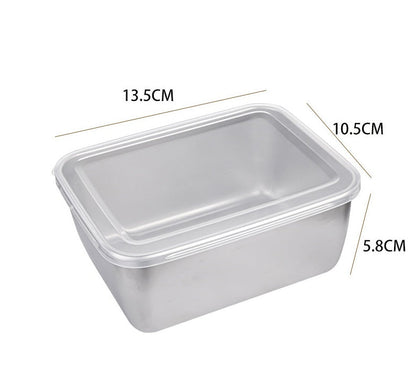 🔥2025-Hot Sale🎁49% OFF-Stainless Steel Square Plate（With Lid）