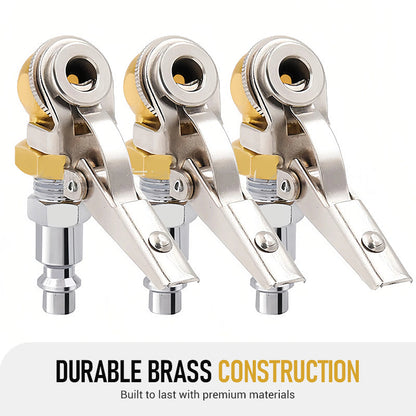 1/4 Inch NPT Clip-On Closed Ball Air Chuck