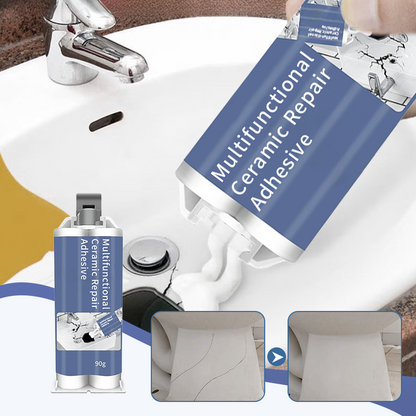 🛠️ BUY 1 GET 1 FREE! ⚡ Multifunctional Ceramic Repair Adhesive – Strong Bond, Quick Drying & Waterproof for Durable Repairs 🧴