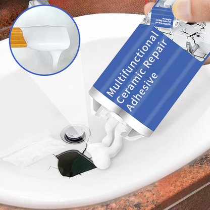 🛠️ BUY 1 GET 1 FREE! ⚡ Multifunctional Ceramic Repair Adhesive – Strong Bond, Quick Drying & Waterproof for Durable Repairs 🧴