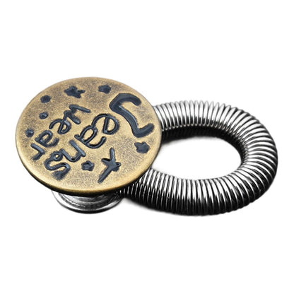 👖👖Spring-Loaded Metal Waist Extender Button for Jeans