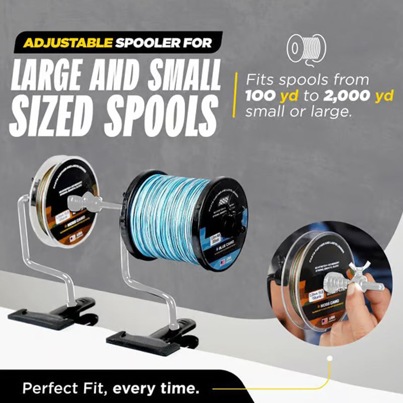 Clip-Type Fishing Reel Line Spooler