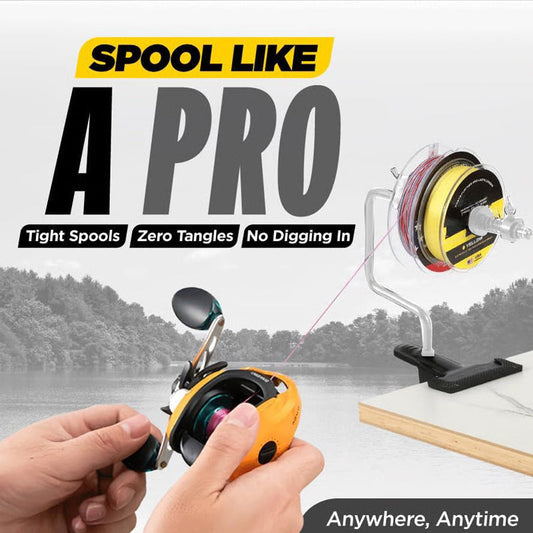 Clip-Type Fishing Reel Line Spooler