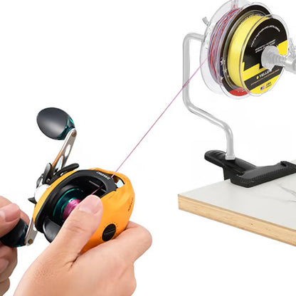 Clip-Type Fishing Reel Line Spooler