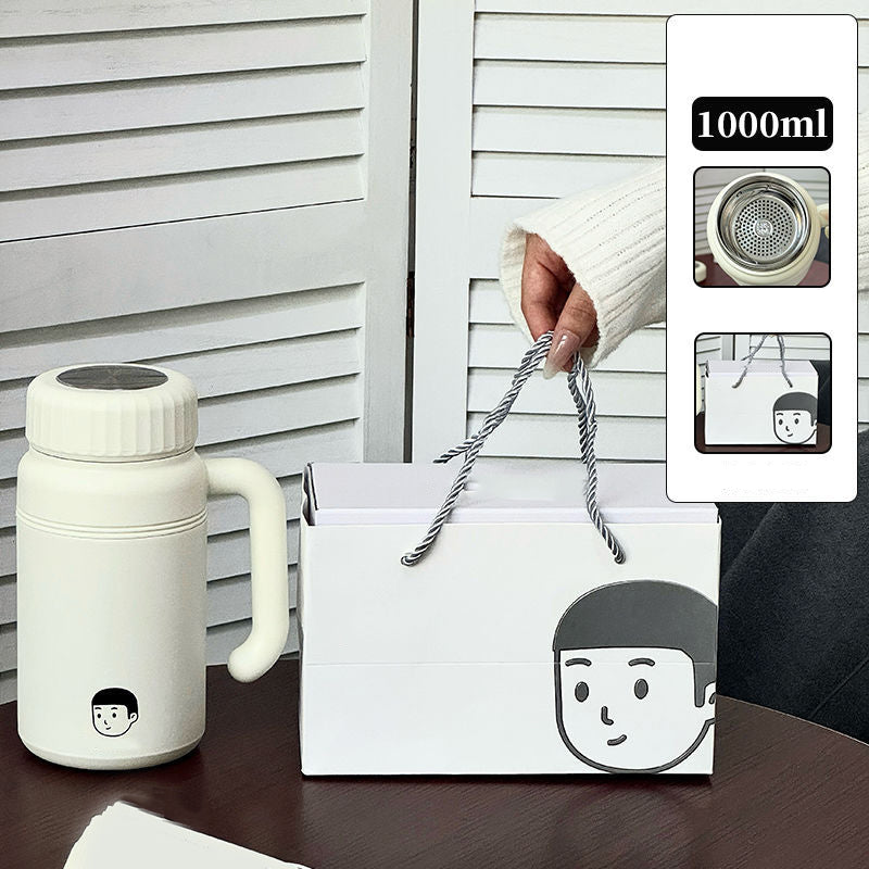 Large Stainless Steel Insulated Cup with Handle