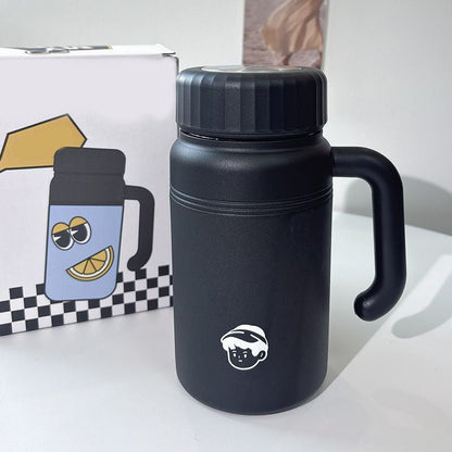 Large Stainless Steel Insulated Cup with Handle