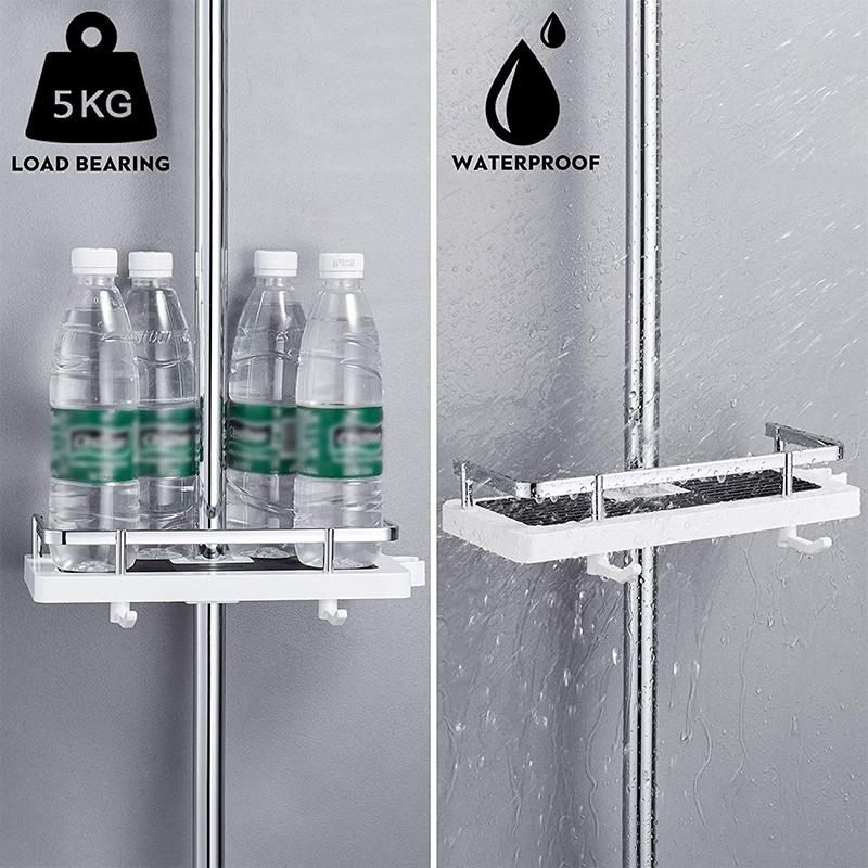 Bathroom Pole Shower Storage Rack Holder🔥