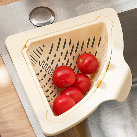 Magnetic Suction Space-Saving Corner Sink Strainer