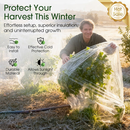 Clear Plant Frost Protection Bags